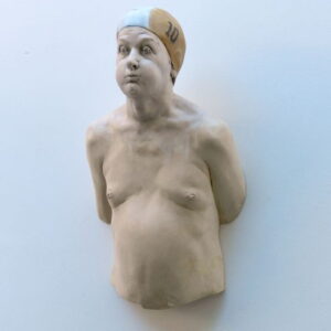 Leo Ferdinando Demetz, Nuotatore della domenica, tiglio, 63 cm (24,8 in)