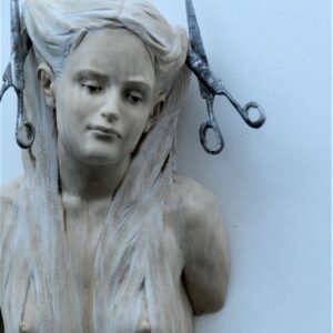 Leo Ferdinando Demetz, Rapunzel, tiglio, 70 cm (27,6 in)