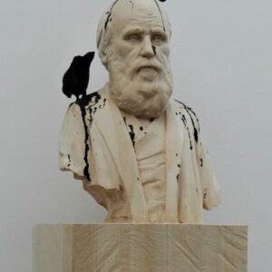 Leo Ferdinando Demetz, Darwin's Theory, tiglio, 73 cm (28,7 in)