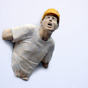Leo Ferdinando Demetz, È destino?, tiglio, 50 cm (19,7 in)