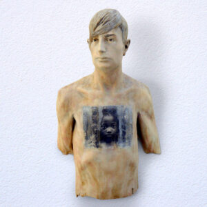Leo Ferdinando Demetz, Insieme, tiglio, foto, matita, 54 cm (21,3 in)