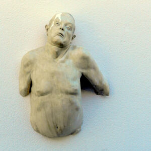 Leo Ferdinando Demetz, Cari saluti, tiglio, 50 cm (19,7 in)