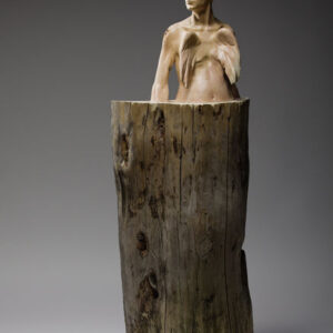 Leo Ferdinando Demetz, La Rinascita, cirmolo, 158 cm (62,2 in)