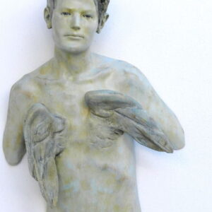 Leo Ferdinando Demetz, La Rinascita, tiglio, 43 cm (16,9 in)