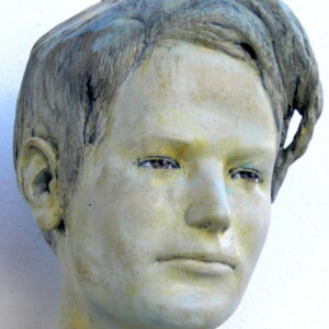 Leo Ferdinando Demetz, La Rinascita (particolare), tiglio, 43 cm (16,9 in)