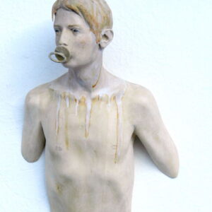 Leo Ferdinando Demetz, Il Mammone, tiglio, 50 cm (19,7 in)