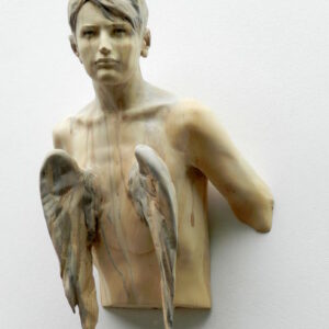 Leo Ferdinando Demetz, La Rinascita, tiglio, 53 cm (20,9 in)
