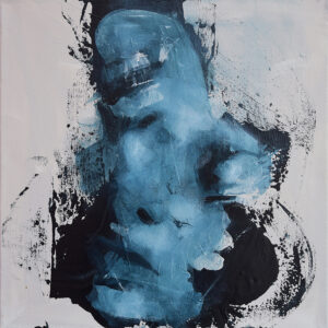 Roman Träxler, Fragments Composition #5, Acryl auf Leinen, 40 x 40 cm (15,7 x 15,7 in)