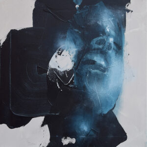 Roman Träxler, Fragments Composition #6, Acryl auf Leinen, 40 x 40 cm (15,7 x 15,7 in)
