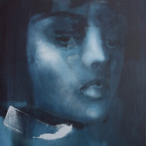 Roman Träxler, LA #3, Acryl auf Leinen, 50 x 60 cm (19,7 x 23,6 in)