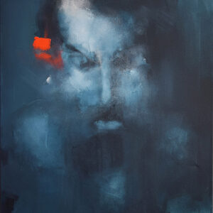Roman Träxler, LA #5, Acryl auf Leinen, 50 x 60 cm (19,7 x 23,6 in)