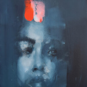 Roman Träxler, LA #8, Acryl auf Leinen, 50 x 60 cm (19,7 x 23,6 in)