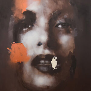 Roman Träxler, Adam, Acrylic on linen, 120 x 140 cm (47,2 x 55,1 in)