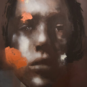 Roman Träxler, Eva, Acrylic on linen, 120 x 140 cm (47,2 x 55,1 in)