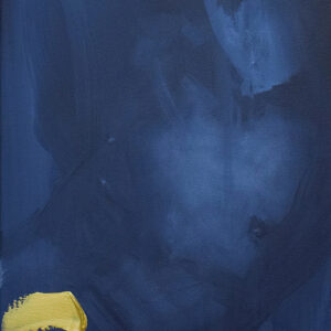 Roman Träxler, Golden Penis #9, Acryl auf Leinen, 40 x 50 cm (15,7 x 19,7 in)