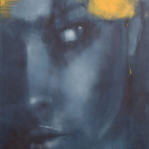 Roman Träxler, Portrait V500, Acryl auf Leinen, 160 x 210 cm (63 x 82,7 in)
