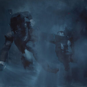Roman Träxler, Volatile Märkte #4, Acrylic on linen, 160 x 190 cm (63 x 74,8 in)