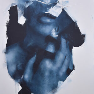 Roman Träxler, Fragments Composition #20, Acrylic on linen, 140 x 160 cm (55,1 x 63 in)