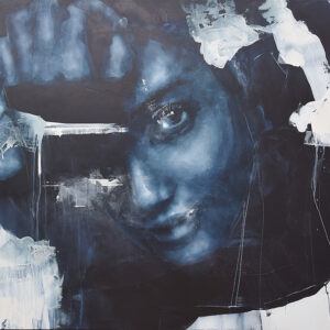Roman Träxler, Fragments Composition #24, Acrylic on linen, 210 x 160 cm (82,7 x 63 in)
