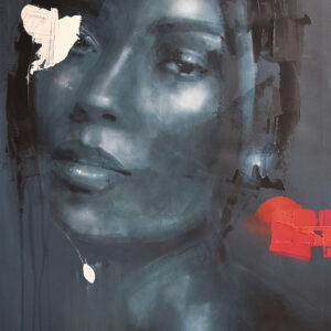 Roman Träxler, I ate your God #12, Acryl auf Leinen, 100 x 120 cm (39,4 x 47,2 in)