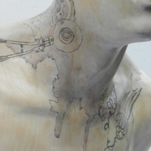 Leo Ferdinando Demetz, LFL (Lavoro, Famiglia, Libertà, particolare), tiglio, 70 cm (27,6 in)