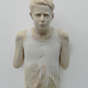 Leo Ferdinando Demetz, No!, tiglio, 60 cm (23,6 in)