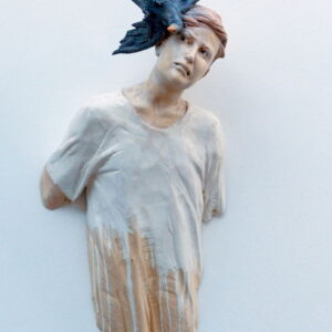 Leo Ferdinando Demetz, Omen, tiglio, 80 cm (31,5 in)