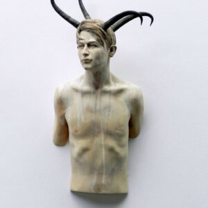 Leo Ferdinando Demetz, Serie Giovane Guerriero, tiglio, 72 cm (28,4 in)
