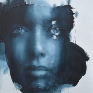 Roman Träxler, Fragments Composition #29, Acrylic on linen, 140 x 160 cm (55,1 x 63 in)