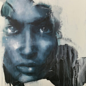 Roman Träxler, Fragments Composition #33, Acrylic on linen, 100 x 120 cm (39,4 x 47,2 in)