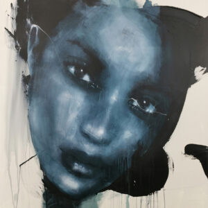 Roman Träxler, Fragments Composition #34, Acrylic on linen, 100 x 120 cm (39,4 x 47,2 in)