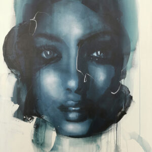 Roman Träxler, Fragments Composition #36, Acrylic on linen, 100 x 120 cm (39,4 x 47,2 in)