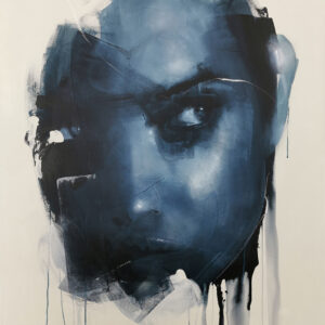 Roman Träxler, Fragments Composition #39, Acrylic on linen, 100 x 120 cm (39,4 x 47,2 in)
