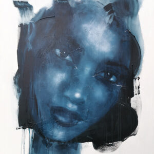 Roman Träxler, Fragments Composition #41, Acryl auf Leinen, 140 x 160 cm (55,1 x 63 in)