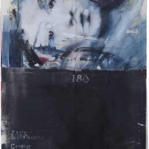Roman Träxler, Royal Ascot #6, mixed media, Acryl auf Papier / Collage, 30 x 40 cm (11,8 x 15,7 in)