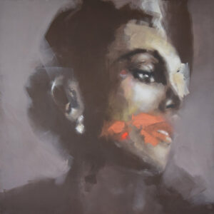 Roman Träxler, Zsa Zsa #4, Acrylic on linen, 150 x 150 cm (59,1 x 59,1 in)