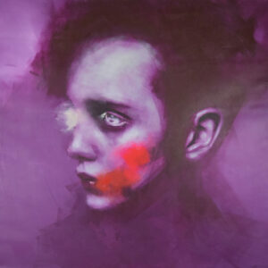 Roman Träxler, Monochromatics rosarot #2, Acryl auf Leinen, 160 x 160 cm (63 x 63 in)