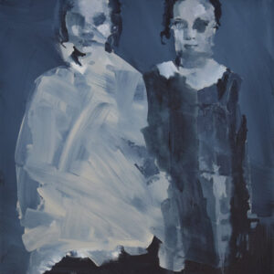 Roman Träxler, Dein halbes Leben (Study), Acrylic on linen, 40 x 40 cm (15,7 x 15,7 in)