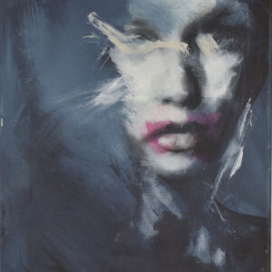 Roman Träxler, Monochromatics #4 (Study), Acryl auf Leinen, 30 x 40 cm (11,8 x 15,7 in)