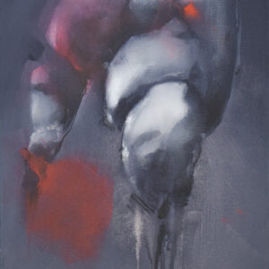 Roman Träxler, Fetter Arsch, Acrylic on linen, 30 x 40 cm (11,8 x 15,7 in)