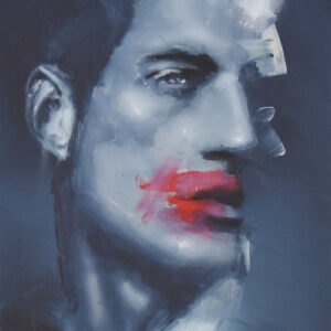 Roman Träxler, Sans titre (numéro de série KI 20), Acryl auf Leinen, 60 x 80 cm (23,6 x 31,5 in)