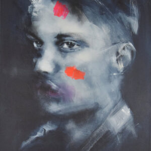 Roman Träxler, Sans titre (numéro de série KI 21), Acryl auf Leinen, 60 x 80 cm (23,6 x 31,5 in)