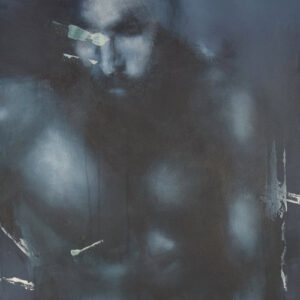 Roman Träxler, The 11th Commandment 2, Acrylic on linen, 60 x 80 cm (23,6 x 31,5 in)