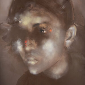Roman Träxler, Portrait #651, Acryl auf Leinen, 100 x 120 cm (39,4 x 47,2 in)