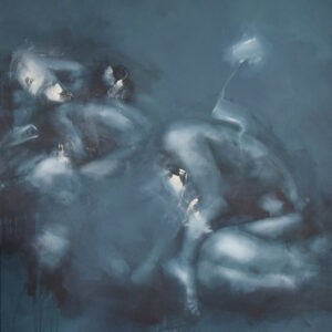 Roman Träxler, Tragedy, Acrylic on linen, 100 x 120 cm (39,4 x 47,2 in)