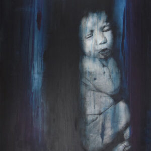 Roman Träxler, In deep Sea XL Yahya 4, Acryl auf Leinen, 120 x 160 cm (47,2 x 63 in)