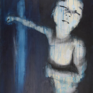 Roman Träxler, In deep Sea XL Yahya 3, Acryl auf Leinen, 120 x 160 cm (47,2 x 63 in)