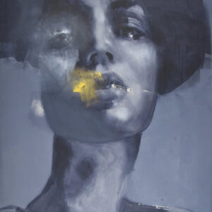 Roman Träxler, Portrait #675, Acryl auf Leinen, 150 x 190 cm (59,1 x 74,8 in)