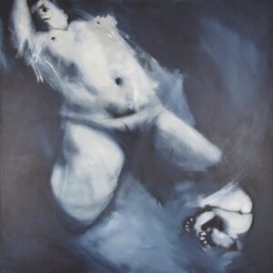 Roman Träxler, Das Überego, Acrylic on linen, 150 x 150 cm (59,1 x 59,1 in)